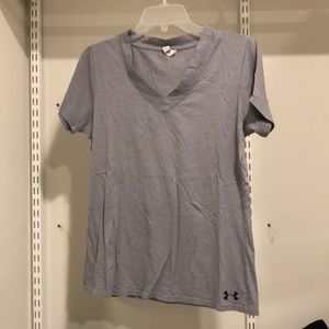 Under armour gray v neck T-shirt